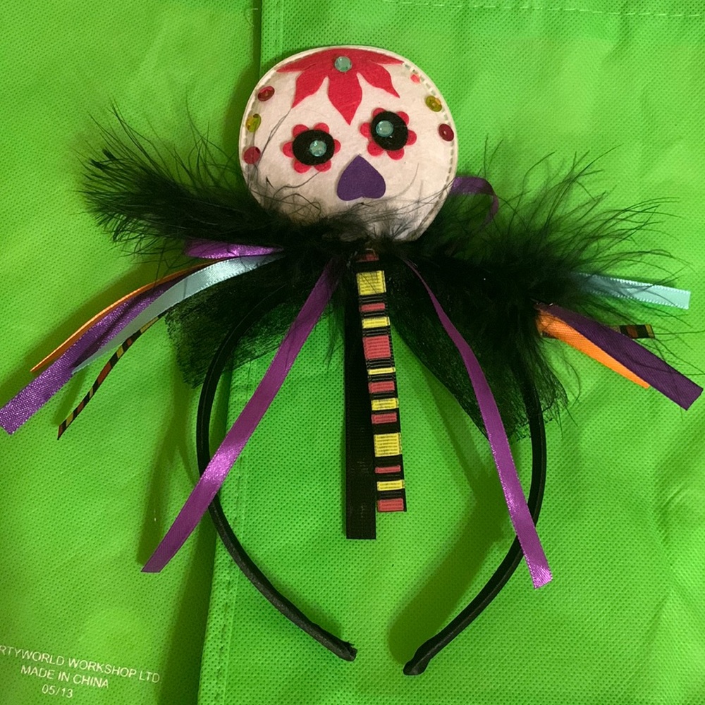 🌞3/$20 Day of the Dead Skull Headband
